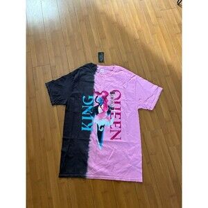 Lore Olympus Hades & Persephone Split Boyfriend Fit T-Shirt MEdium